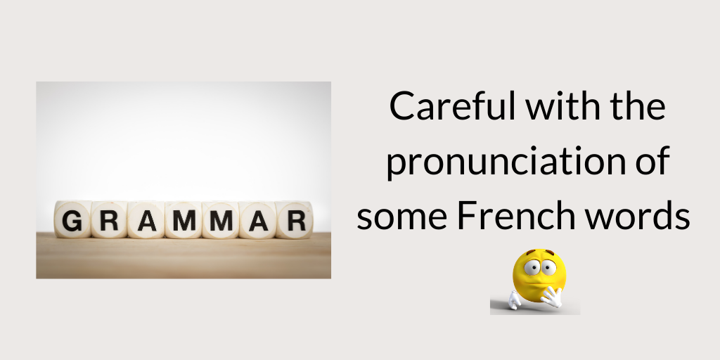 Pronunciation of French words